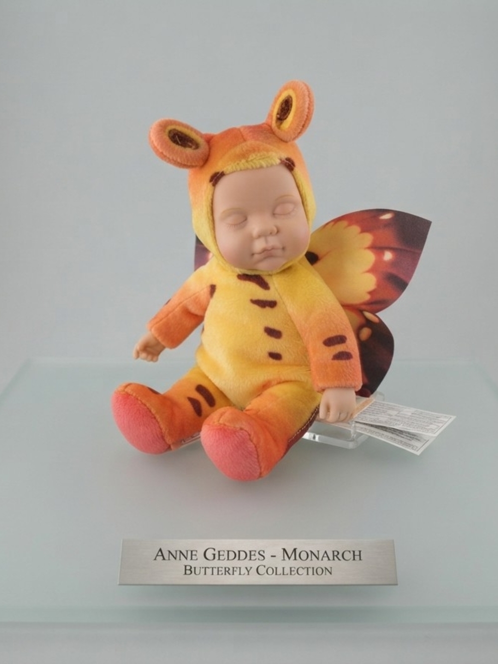 Anne Geddes Monarch Butterfly Plush Doll Orange/Yellow